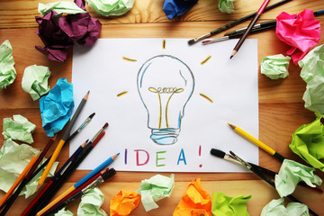 The best idea.Creative ideas