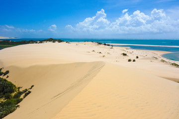 Bazaruto sand dunes in Mozambique - obrazy, fototapety, plakaty
