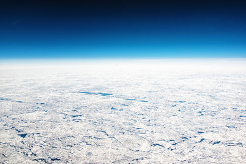 Ice Sheets as seen from high altitude © atosan