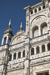 Fototapeta na wymiar Certosa di Pavia (Italy), historic church