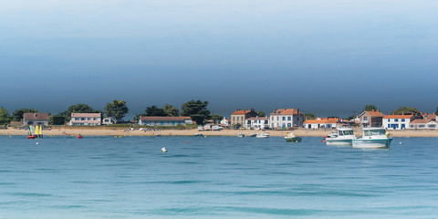 Fototapeta premium Stary widok na morze