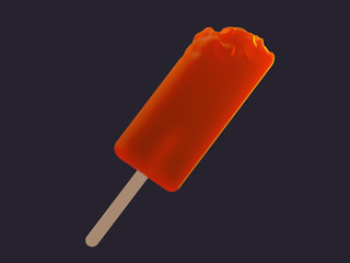 Melted ice lolly
