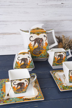 tiger tea set