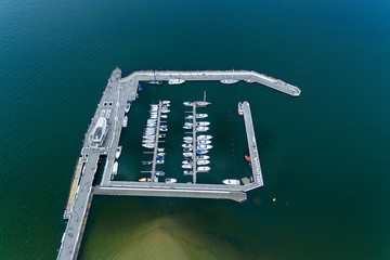 Fototapeta na wymiar Harbor of Sopot