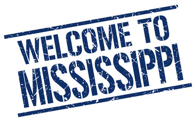 welcome to Mississippi stamp