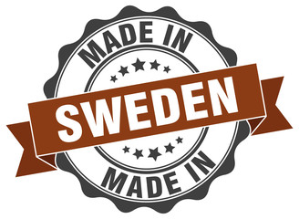 made in Sweden round seal