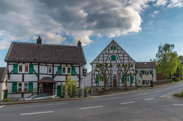 Dorfzentrum im Bergischen