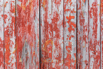 Painted old wooden wall red background