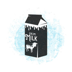 Vector illustration of fresh dairy milk background