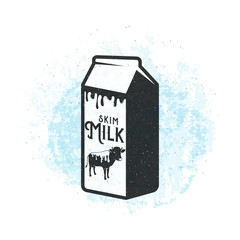 Vector illustration of fresh dairy milk background