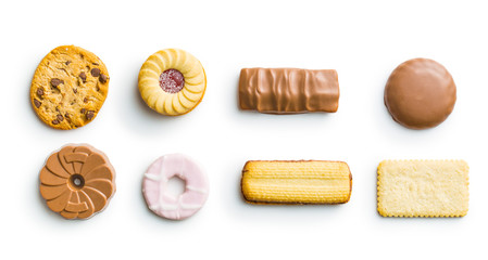 Various sweet biscuit. - obrazy, fototapety, plakaty