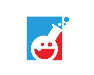 Lab Logo Template Design Vector, Emblem, Design Concept, Creative Symbol, Icon