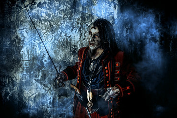 Obraz premium terrible evil pirate