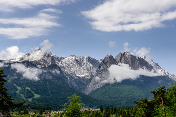 Berggipfel in Garmisch 