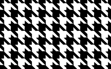 Black and white cage pattern. Pattern texture repeating seamless. Abstract fashion background. French cage. Geometric pattern. Vector Illustration. Beautiful pattern for fabric or wallpaper.