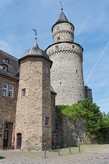 The Renaissance castle Idstein with a witch tower