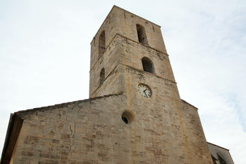 Fototapeta na wymiar Hyères, Horloge de l'église Saint Paul