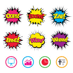 Diagram graph Pie chart. Presentation billboard.