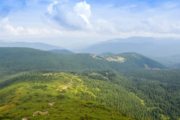 Obraz premium Wonderful view on the mountains