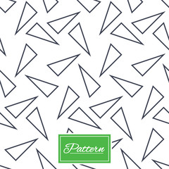 Fototapeta premium Triangles geometric seamless pattern.