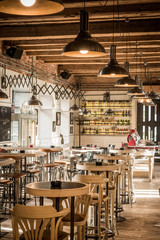 Design od retro styled restaurant