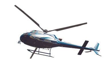 helicopter isolated on white background © Ioan Panaite