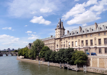 Naklejka na ściany i meble Seine River, Paris, France