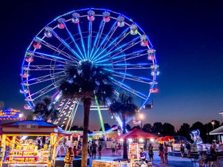 Ferris Wheel at Night