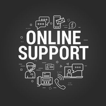 Online Computering Support on black