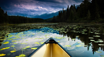 Canoeing in Alberta