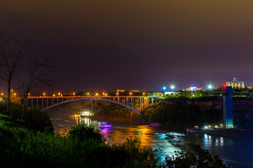 Fototapeta na wymiar Bridge to USA - Niagara Falls