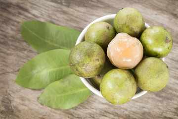 Mamoncillo delicious tropical fruit - Melicoccus bijugatus