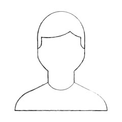 young man avatar character vector illustration design