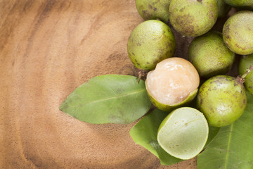 Mamoncillo delicious tropical fruit - Melicoccus bijugatus