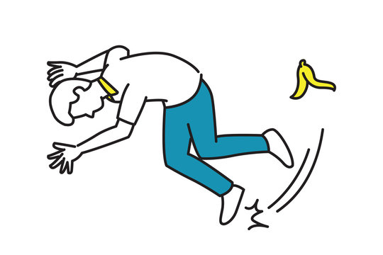 Slide banana peel