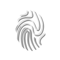 Icon - Fingerabdruck - Identifikation