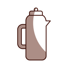 coffee teapot isolated icon vector illustration design