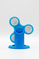 Blue fidget spinner