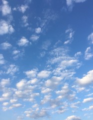 late spring early morning clouds