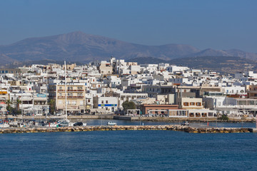 Fototapeta na wymiar Panoramic view of Naxos Island, Cyclades, Greece