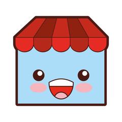store building front icon vector illustration design