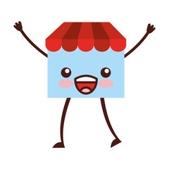 store building front icon vector illustration design