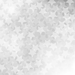 Abstract gray background with star