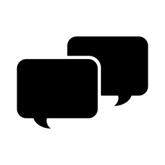 Naklejka premium speech bubbles isolated icon vector illustration design