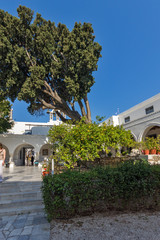 Panagia Ekatontapiliani church in Parikia, Paros island, Cyclades, Greece 