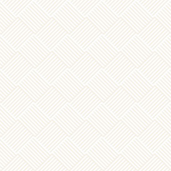 Stylish Lines Maze Lattice. Ethnic Monochrome Texture. Abstract Geometric Background. Vector Seamless Subtle Pattern...