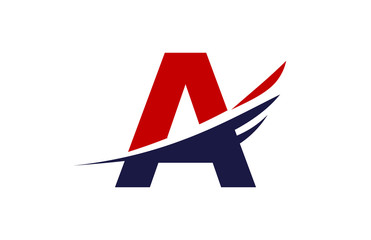 A wing swoosh letter logo