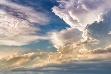 Dramatic Sunset Clouds