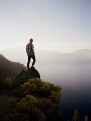 Man admiring the view