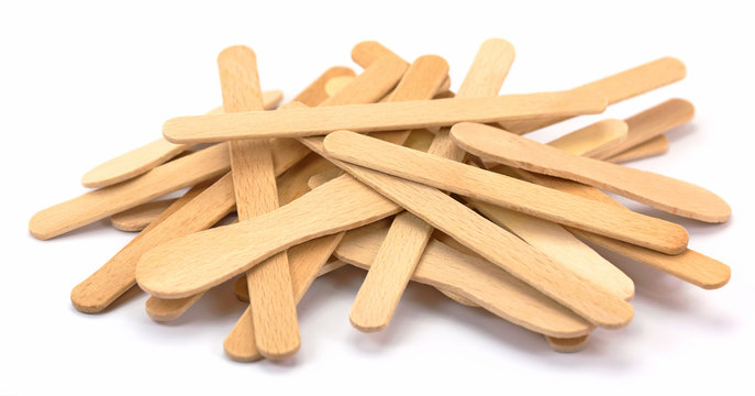 Eisstiele, Holzst&auml;bchen, Paddelsticks